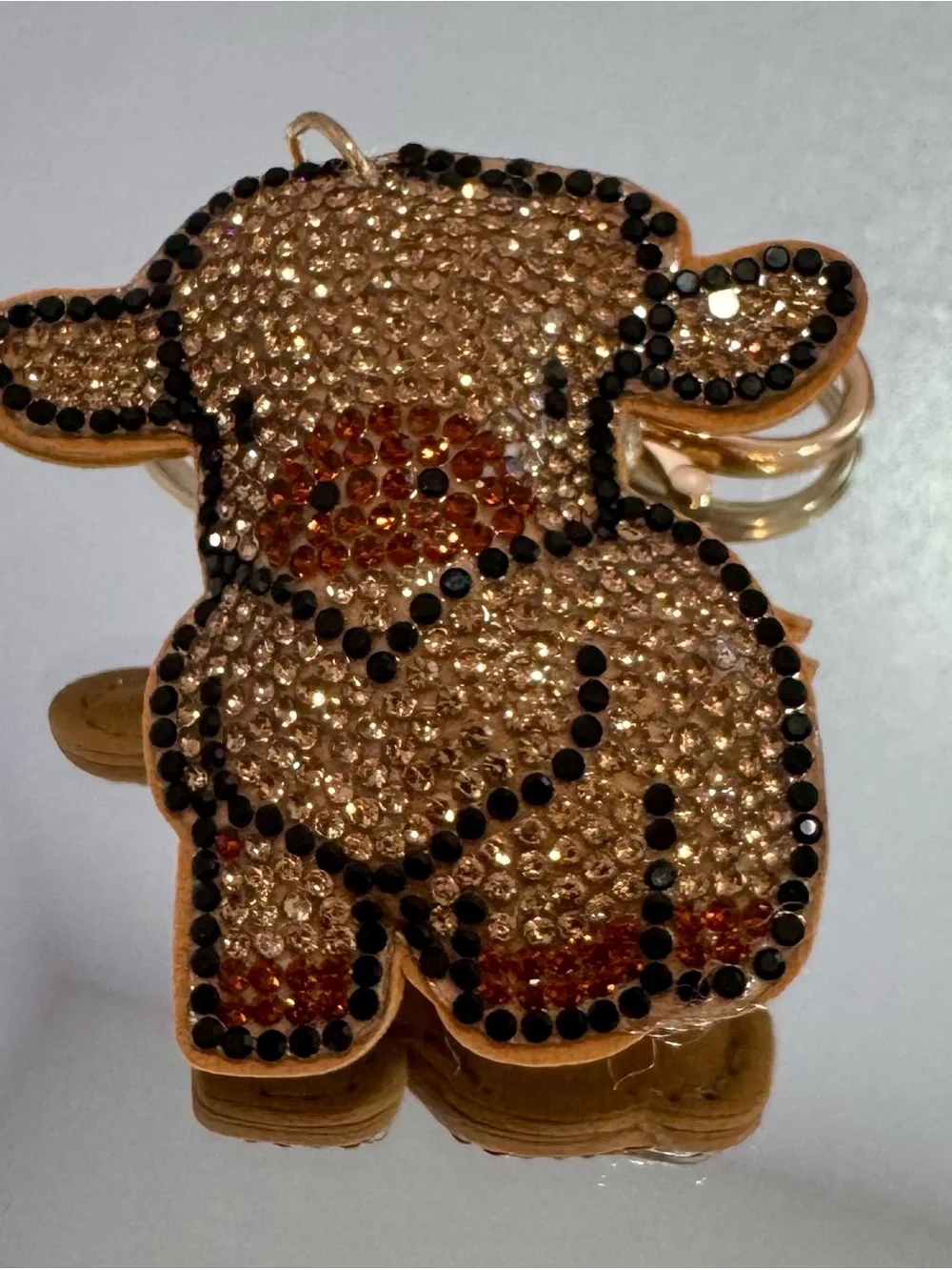 New Brown Highland Cow Keychain/Bag Charm